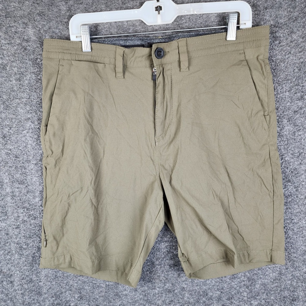 Billabong Surf Trek Shorts Women Large Olive Green Adventure Division Stretch